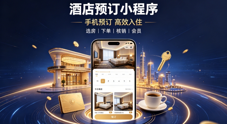 酒店自营预订小程序定制开发实战案例｜PG贵宾厅本地门店私域小程序开发运营全解析