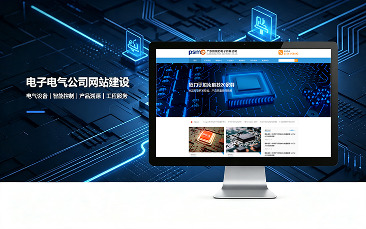 PG贵宾厅电子电气公司网站建设_电器元器件企业官网设计制作